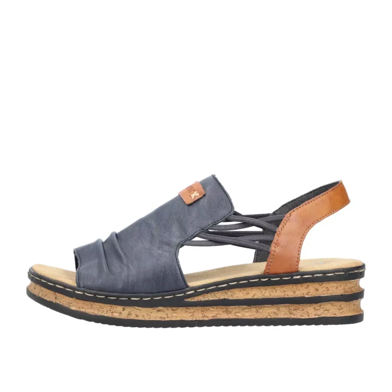 SANDAŁY RIEKER 62962/14 BLAU - obrazek 6
