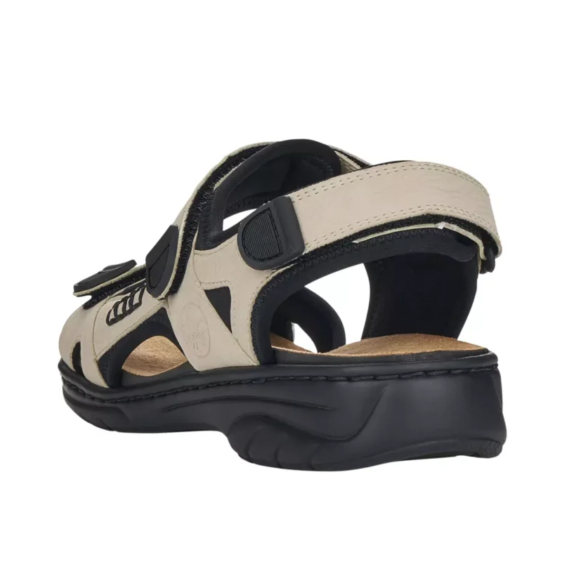 SANDAŁY RIEKER 64582/60 BEIGE - obrazek 6