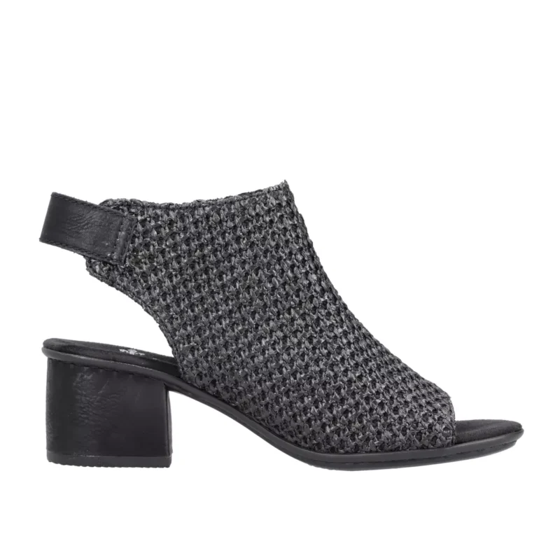 SANDAŁY RIEKER 64670/00 SCHWARZ - obrazek 8