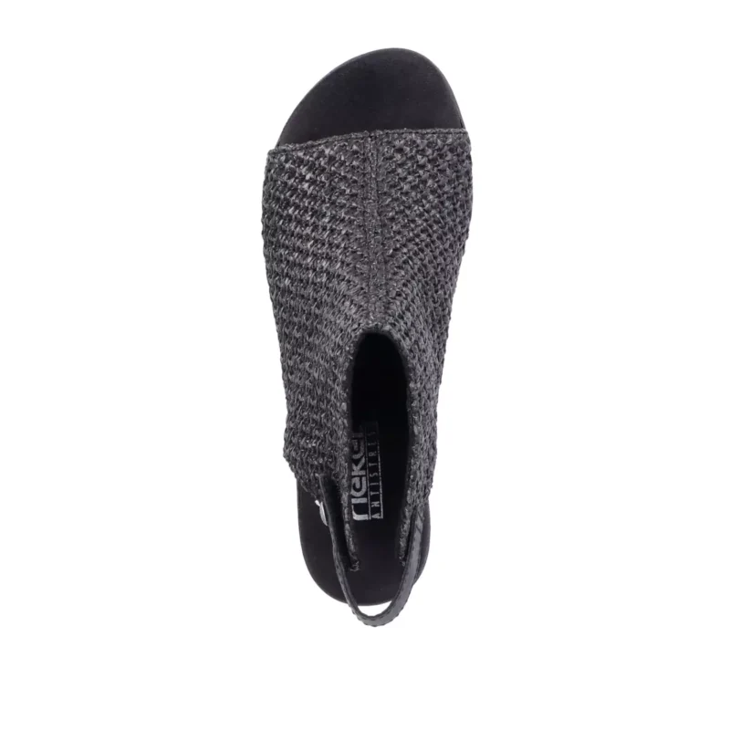 SANDAŁY RIEKER 64670/00 SCHWARZ - obrazek 6