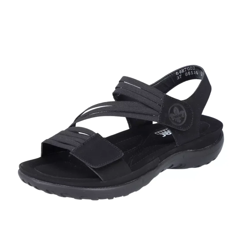 SANDAŁY RIEKER 64870/02 SCHWARZ - obrazek 10