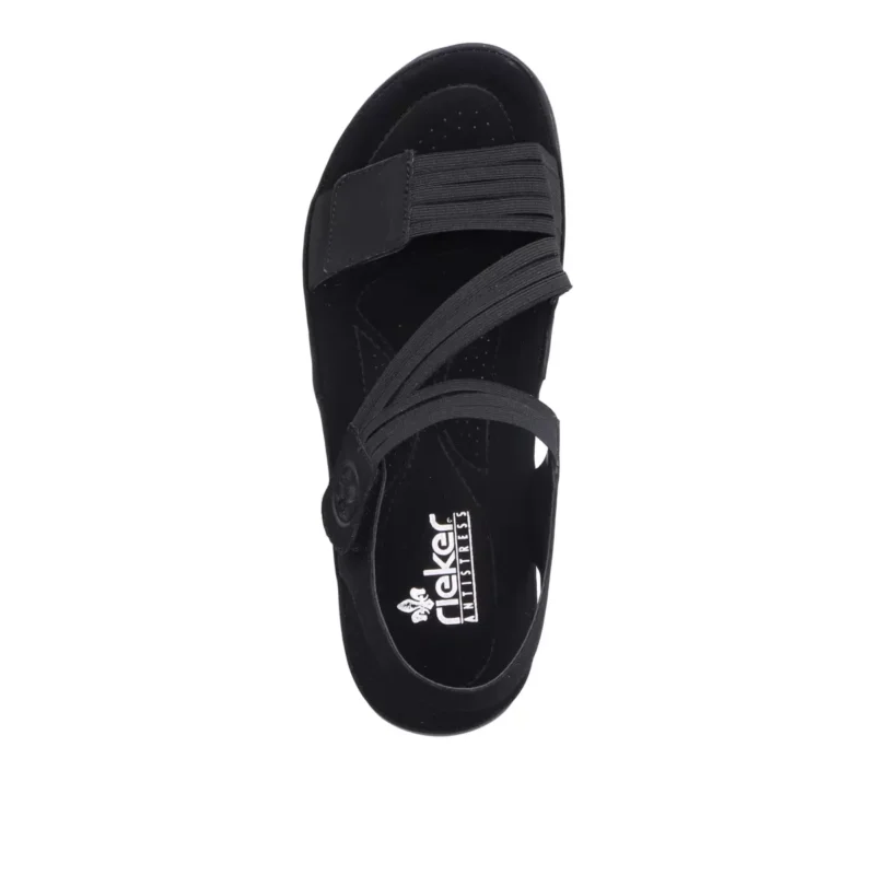 SANDAŁY RIEKER 64870/02 SCHWARZ - obrazek 7