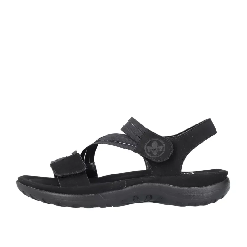 SANDAŁY RIEKER 64870/02 SCHWARZ - obrazek 6