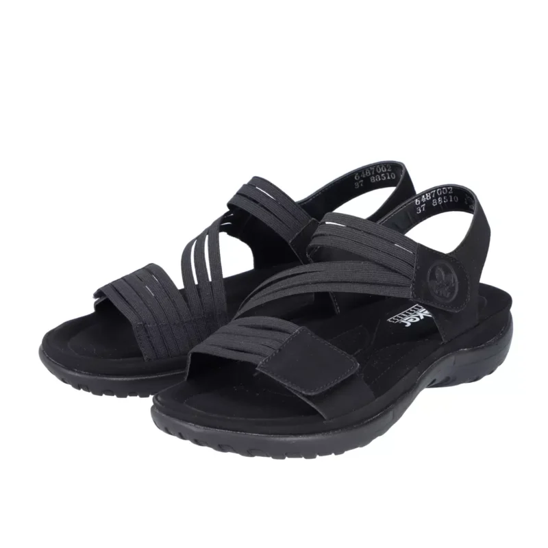 SANDAŁY RIEKER 64870/02 SCHWARZ - obrazek 3