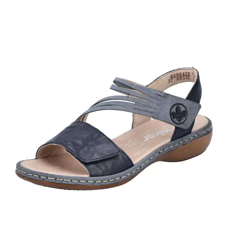 SANDAŁY RIEKER 65964/12 BLAU - obrazek 10