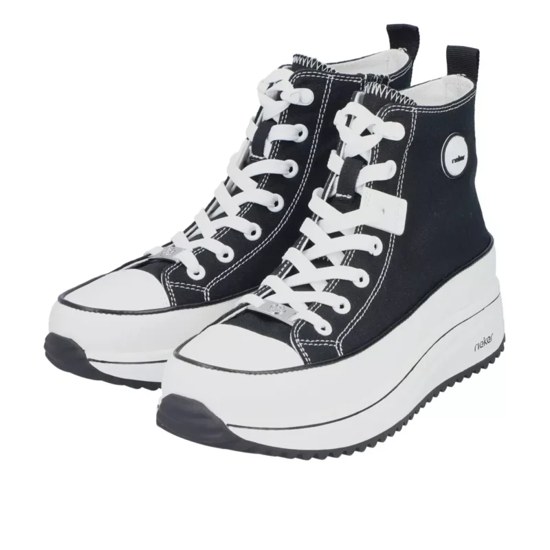 PÓŁBUTY RIEKER 90010/00 BLACK - obrazek 3