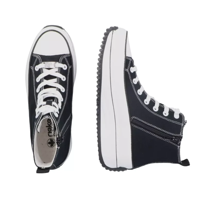 PÓŁBUTY RIEKER 90010/00 BLACK - obrazek 2