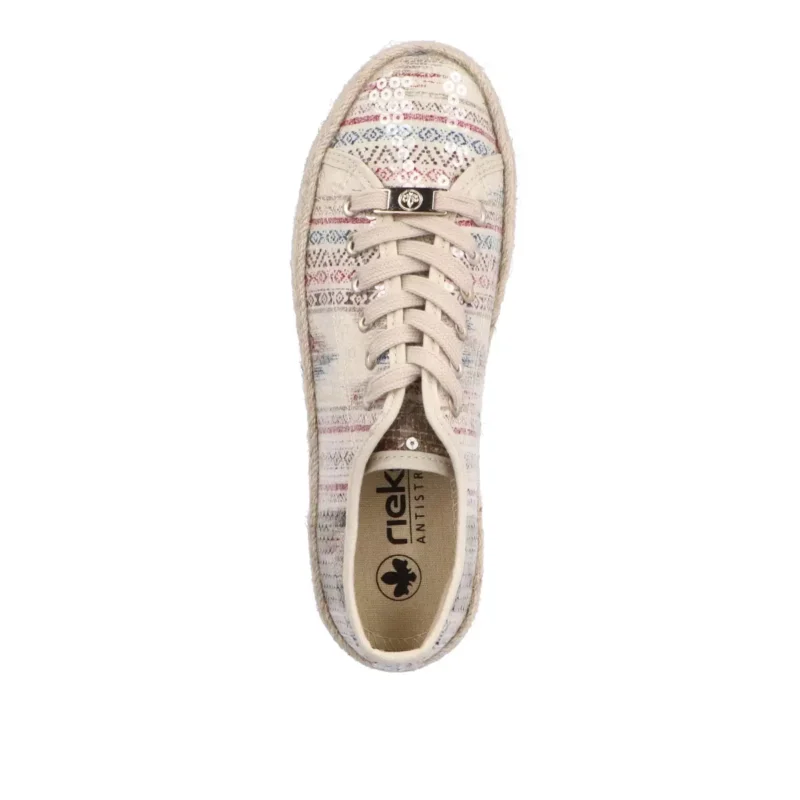 PÓŁBUTY RIEKER 94010/60 BEIGE - obrazek 7