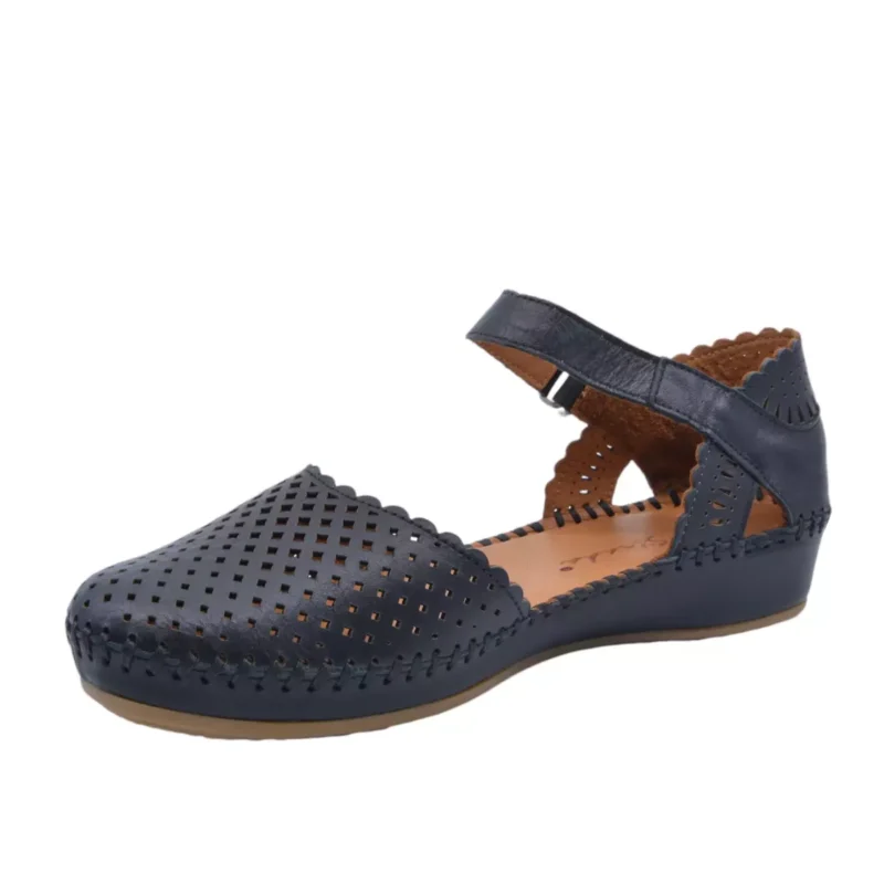 SANDAŁY LA STRADA 467.799 BLACK - obrazek 4