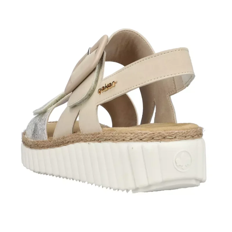 SANDAŁY RIEKER 69260/60 BEIGE - obrazek 8