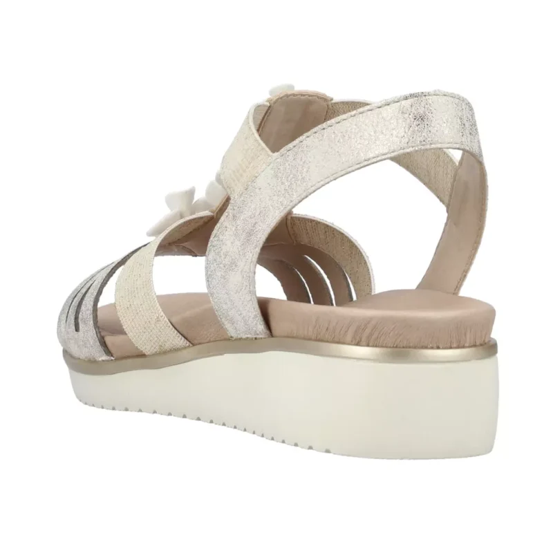 SANDAŁY RIEKER V3788/60 BEIGE - obrazek 8