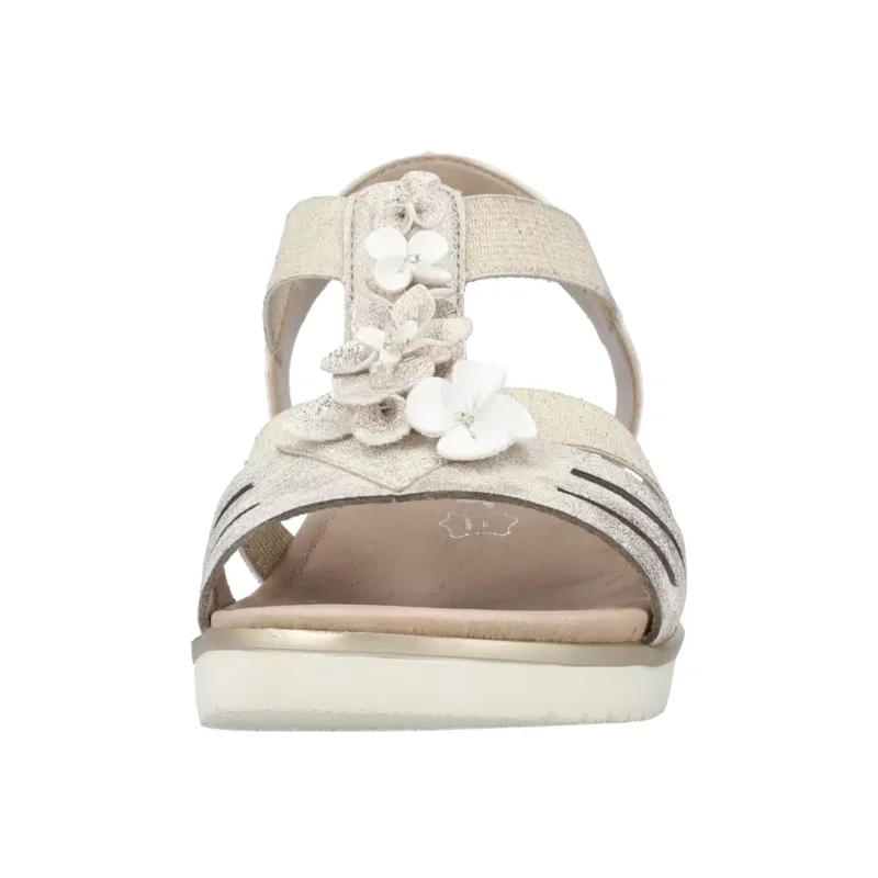 SANDAŁY RIEKER V3788/60 BEIGE - obrazek 5