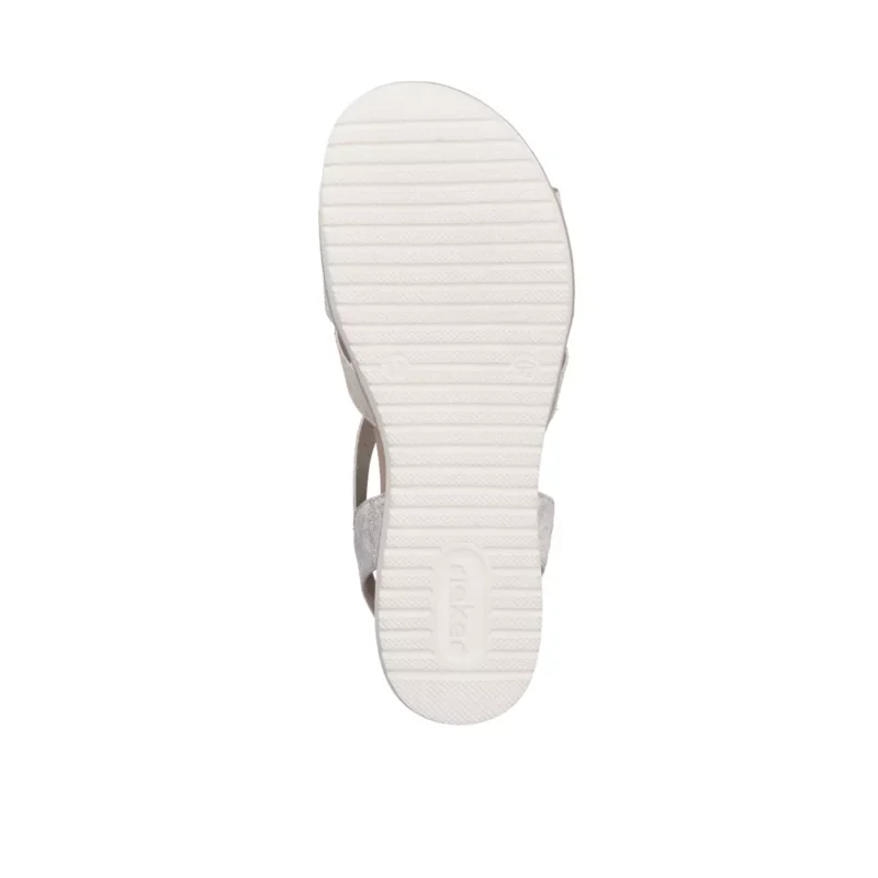SANDAŁY RIEKER V3788/60 BEIGE - obrazek 4