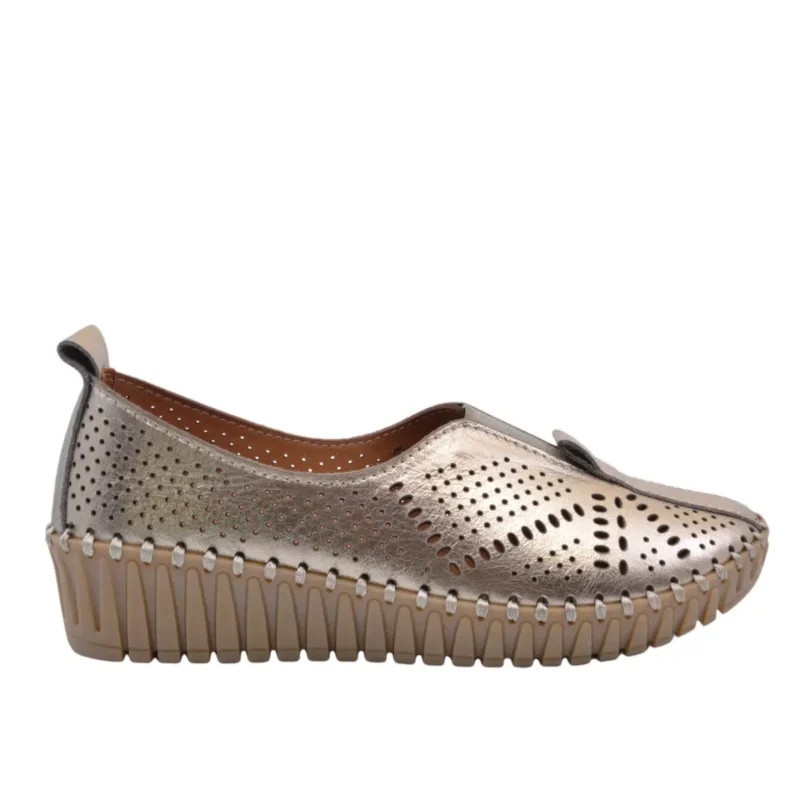 MOKASYNY LA STRADA 398.332.28 METALIC HAT - obrazek 5