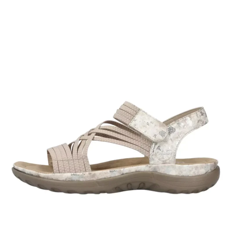 SANDAŁY RIEKER 64888/60 BEIGE - obrazek 9