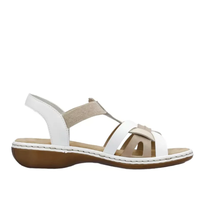SANDAŁY RIEKER 65918/81 WEISS - obrazek 8