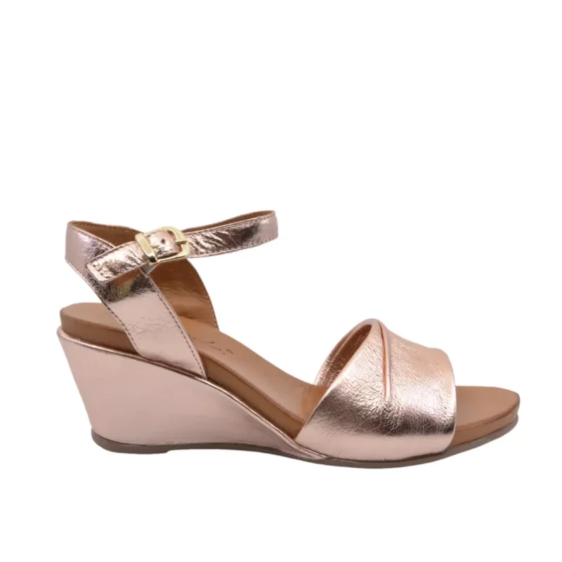 SANDAŁY LA STRADA 101.0162 METALIC ROSE GOLD - obrazek 5