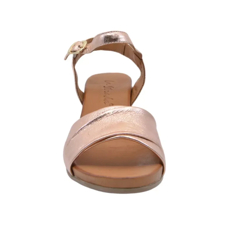 SANDAŁY LA STRADA 101.0162 METALIC ROSE GOLD - obrazek 3