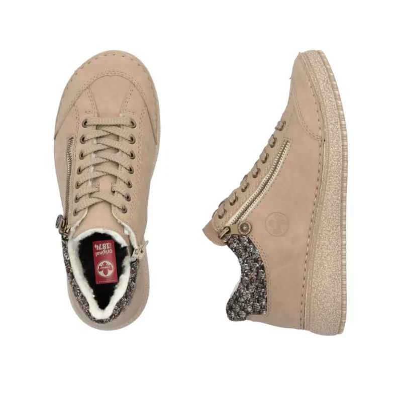 PÓŁBUTY RIEKER 50903/20 BEIGE - obrazek 2