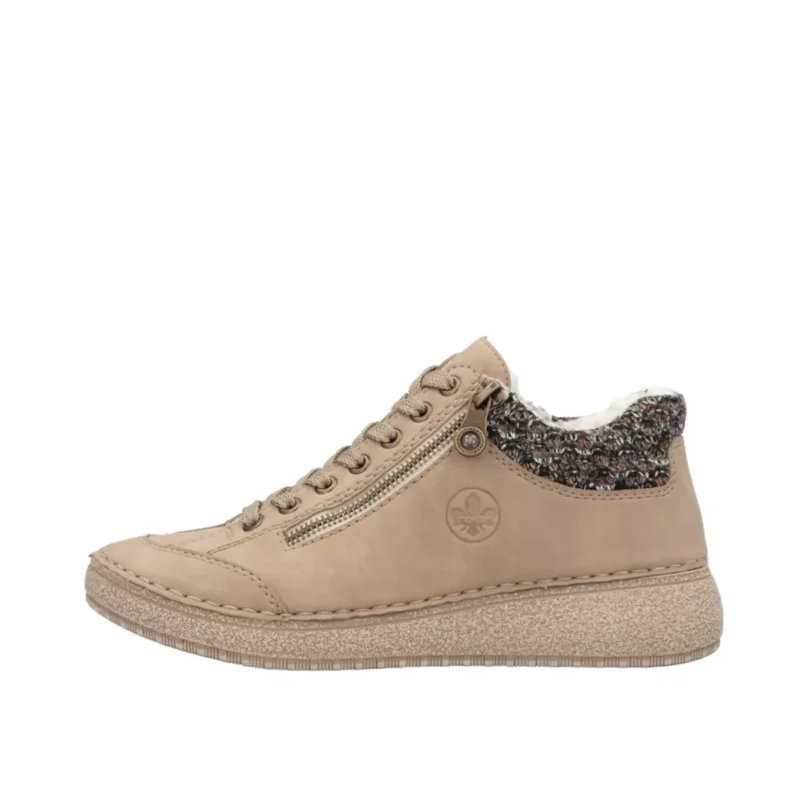 PÓŁBUTY RIEKER 50903/20 BEIGE - obrazek 6