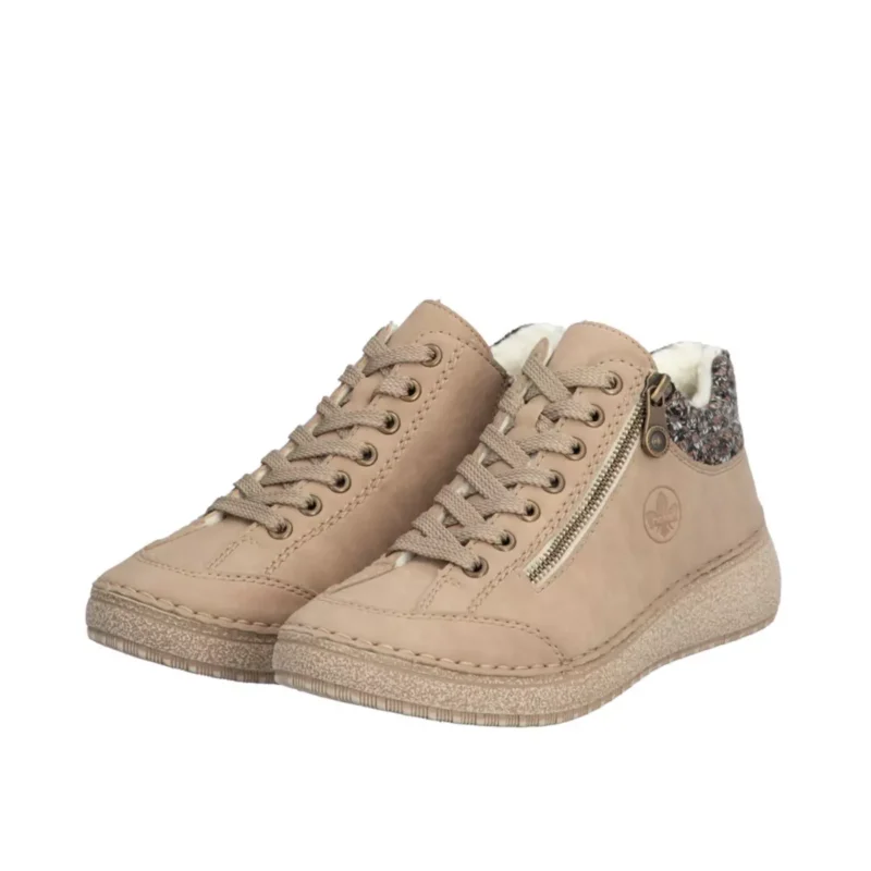 PÓŁBUTY RIEKER 50903/20 BEIGE - obrazek 3