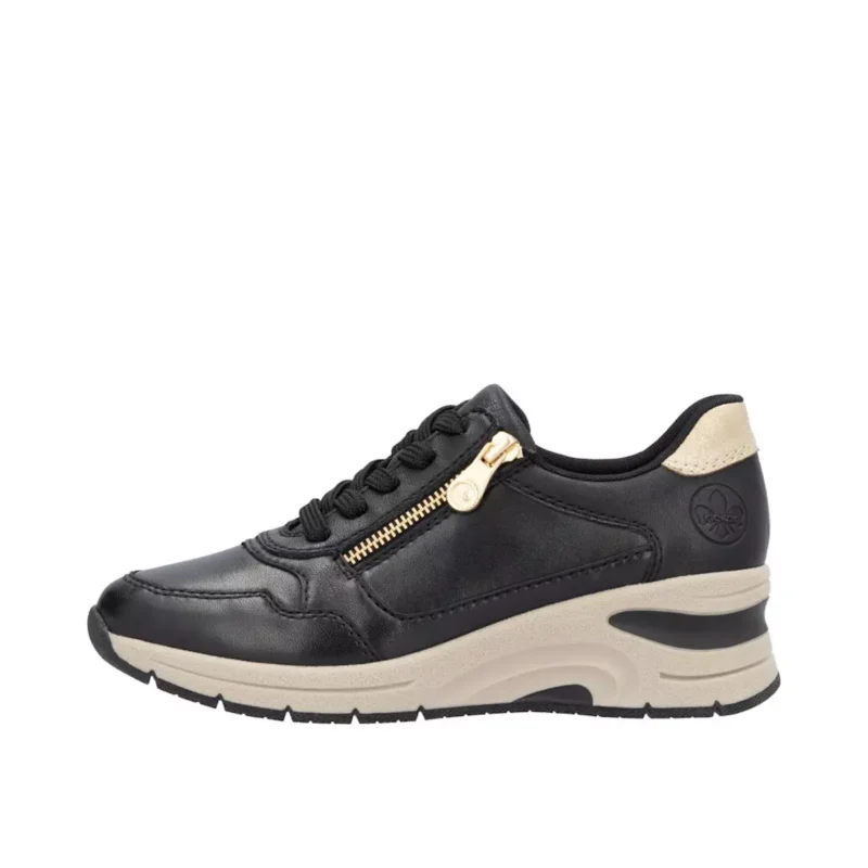 PÓŁBUTY RIEKER N9301/00 SCHWARZ - obrazek 5