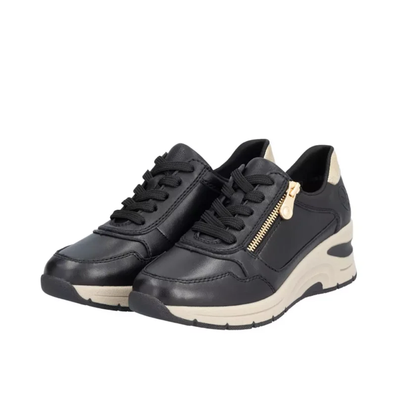 PÓŁBUTY RIEKER N9301/00 SCHWARZ - obrazek 2