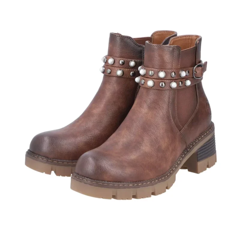 BOTKI RIEKER 92064/25 BROWN - obrazek 3