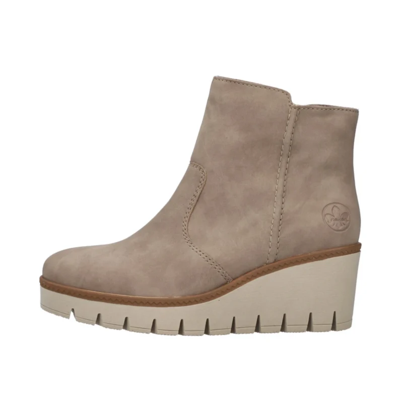 BOTKI RIEKER Y5065/64 BEIGE - obrazek 6