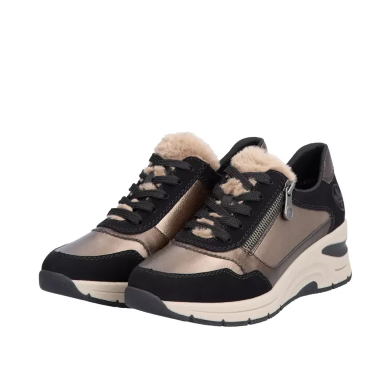 PÓŁBUTY RIEKER N9301/90 BEIGE - obrazek 3