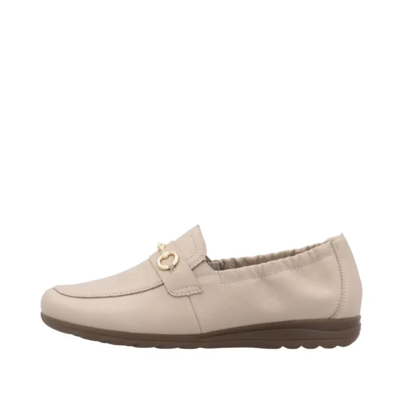 MOKASYNY RIEKER L9354/60 BEIGE - obrazek 7