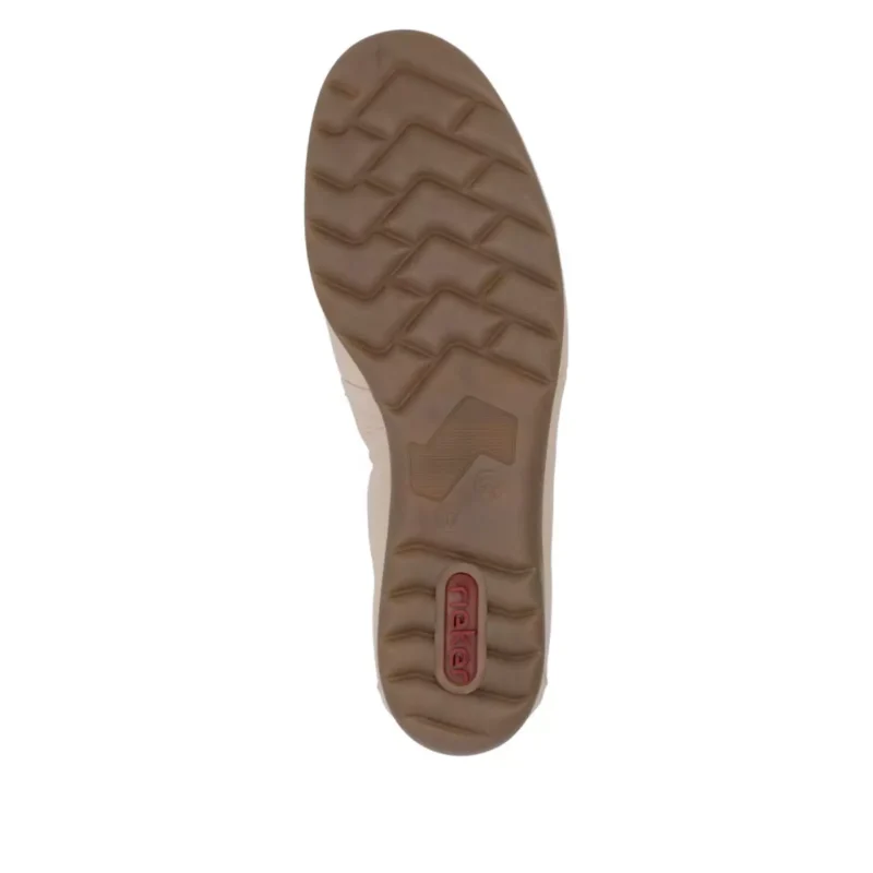 MOKASYNY RIEKER L9354/60 BEIGE - obrazek 5