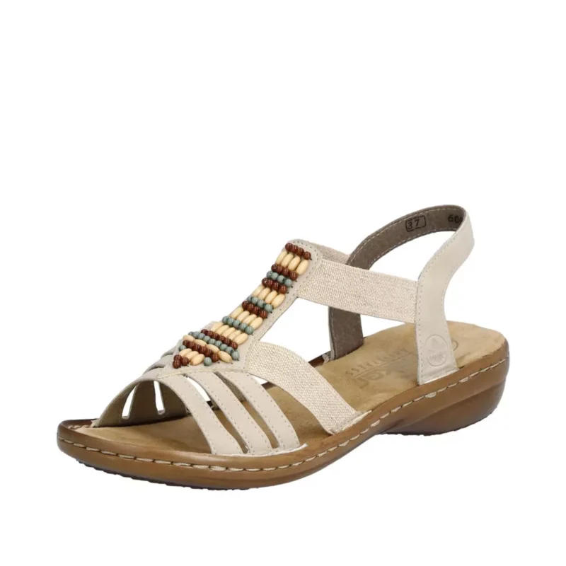 SANDAŁY RIEKER 60851/62 BEIGE - obrazek 10