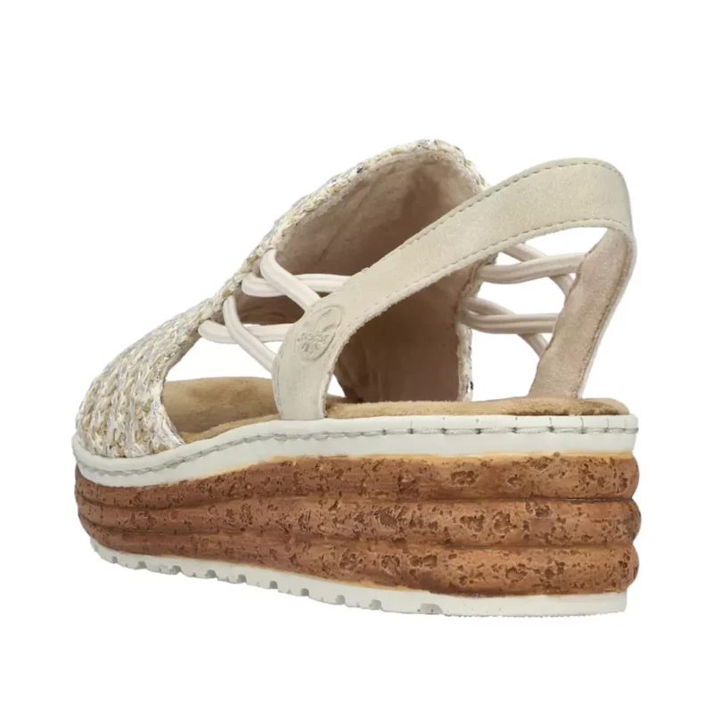 SANDAŁY RIEKER 62741/60 BEIGE - obrazek 11