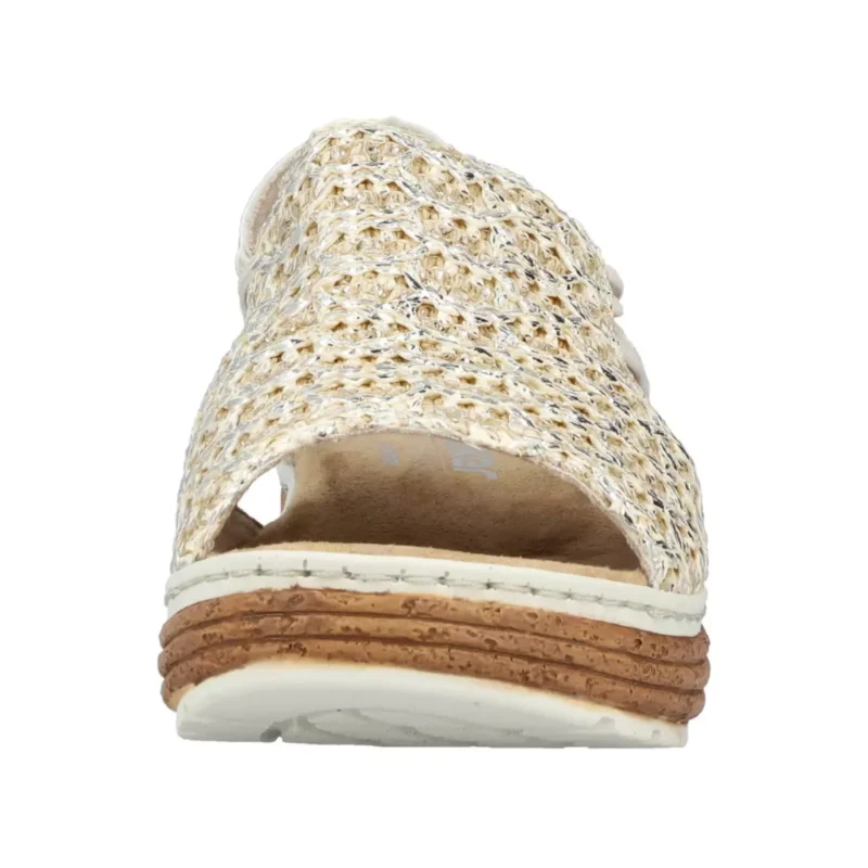 SANDAŁY RIEKER 62741/60 BEIGE - obrazek 8