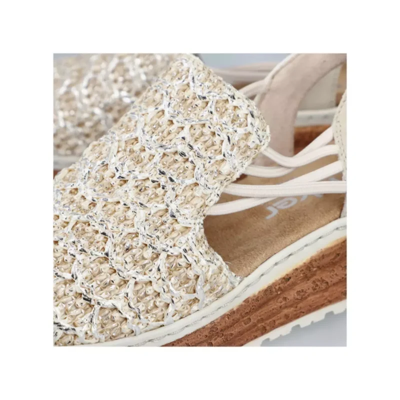 SANDAŁY RIEKER 62741/60 BEIGE - obrazek 2