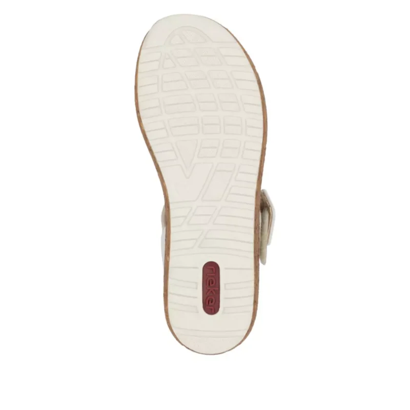 SANDAŁY RIEKER 62760/60 BEIGE - obrazek 4