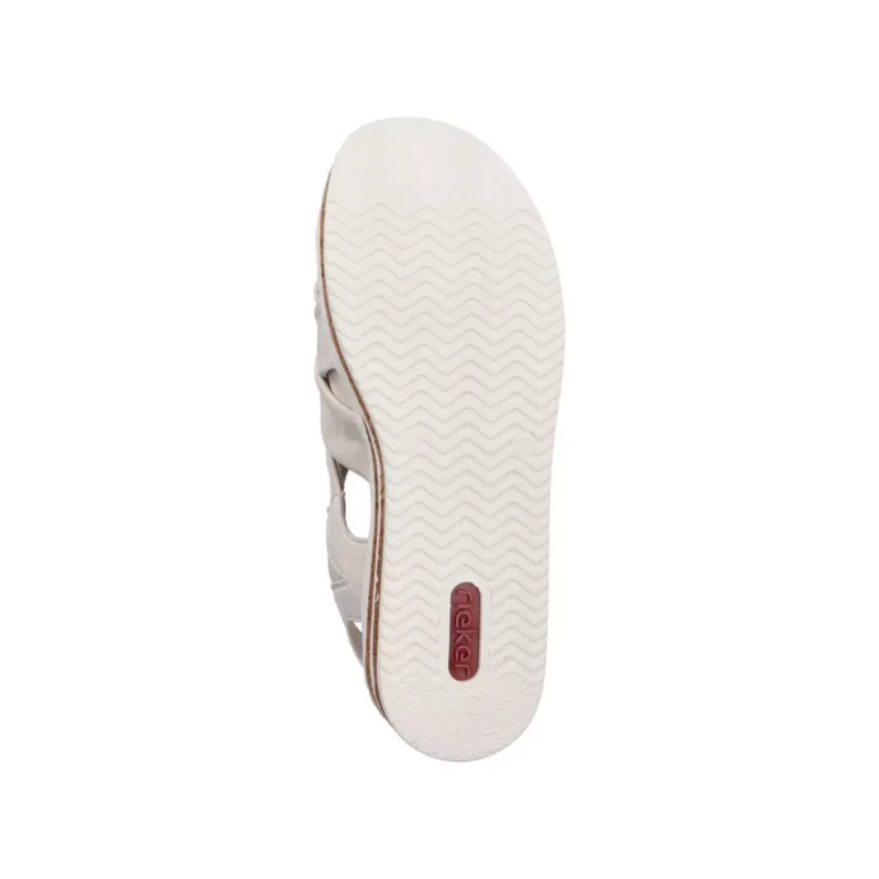 SANDAŁY RIEKER 62908/60 BEIGE - obrazek 8