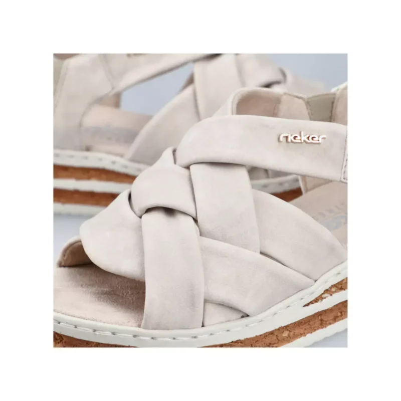 SANDAŁY RIEKER 62908/60 BEIGE - obrazek 2