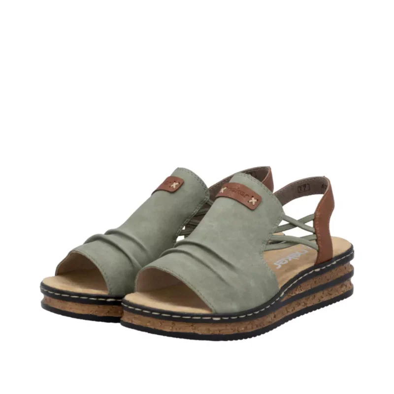 SANDAŁY RIEKER 62962/52 GRUN - obrazek 4