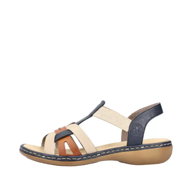 SANDAŁY RIEKER 65918/90 BLAU - obrazek 8