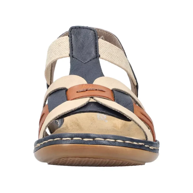 SANDAŁY RIEKER 65918/90 BLAU - obrazek 7