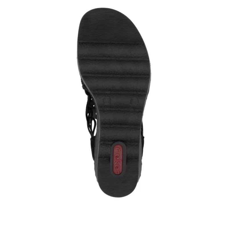 SANDAŁY RIEKER 67465/00 SCHWARZ - obrazek 5