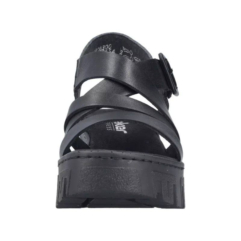 SANDAŁY RIEKER 68063/00 SCHWARZ - obrazek 9