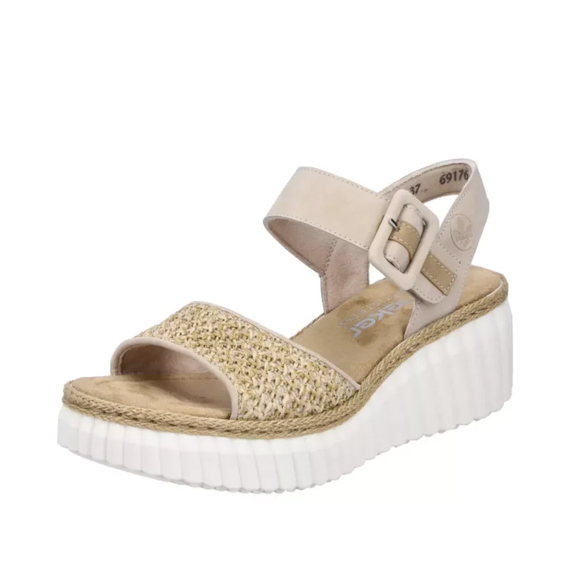 SANDAŁY RIEKER 69176/62 BEIGE - obrazek 11