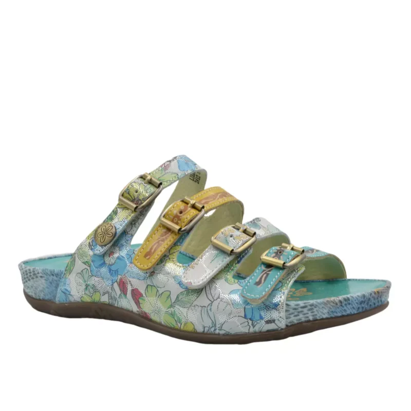 KLAPKI LAURA VITA LILOO5025 TURQUOISE - obrazek 5