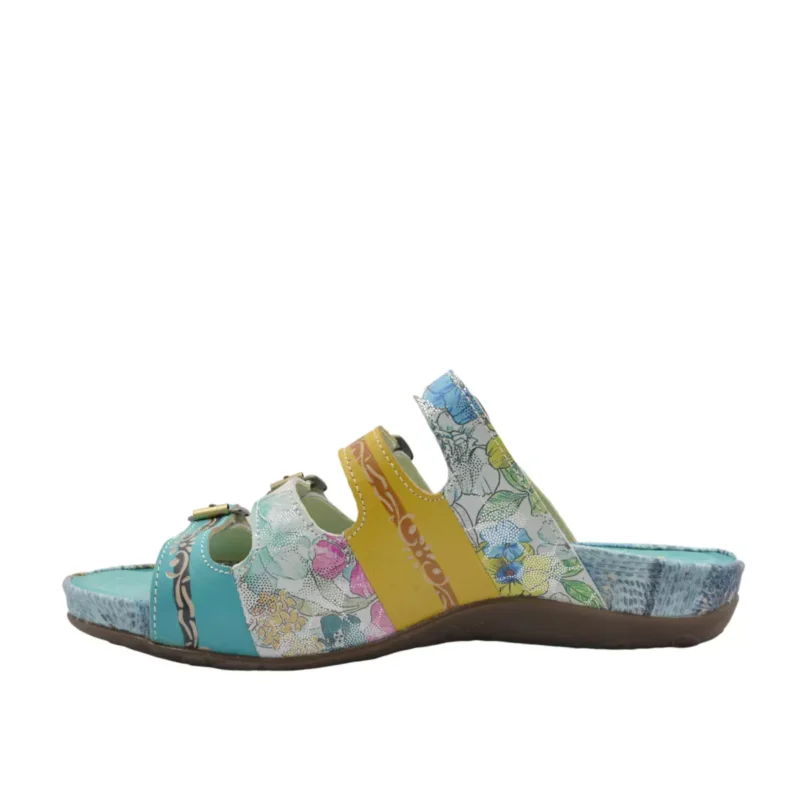 KLAPKI LAURA VITA LILOO5025 TURQUOISE - obrazek 4