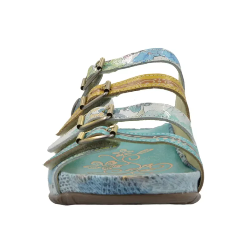 KLAPKI LAURA VITA LILOO5025 TURQUOISE - obrazek 3