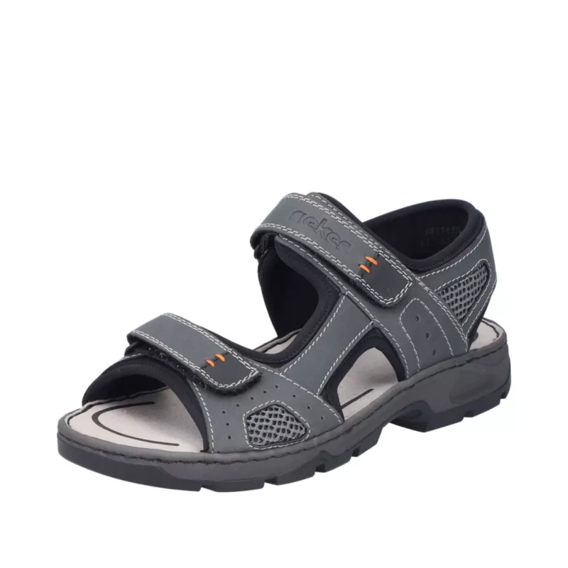 SANDAŁY RIEKER 26156/47 GRAU - obrazek 12