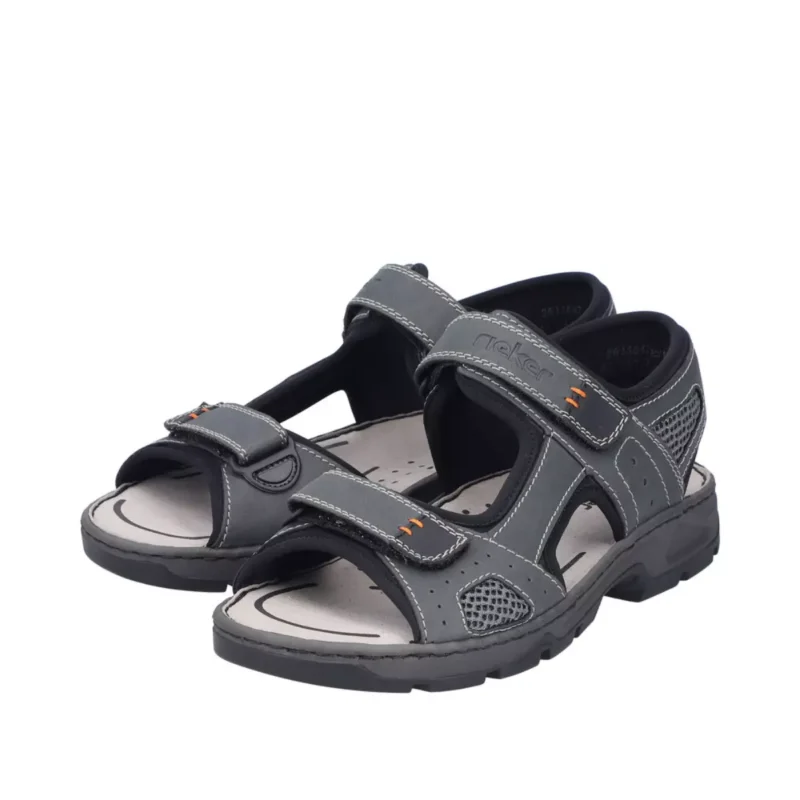 SANDAŁY RIEKER 26156/47 GRAU - obrazek 4